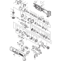 Main Assembly for Makita DFL402FZ
