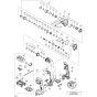Main Assembly for Hikoki DH18DPB