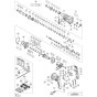 Main Assembly for Hikoki DH28PBY