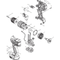 Main Assembly for Makita DHP459RMJ