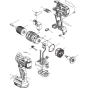 Main Assembly for Makita DHP480RMJ