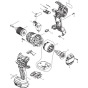 Main Assembly for Makita DHP481RTJ