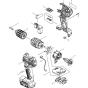 Main Assembly for Makita DHP483ZJ