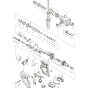 Main Assembly for Makita DHR202RM1J