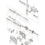 Main Assembly for Makita DHR241Z