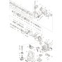 Makita DHR243Z Main Assembly