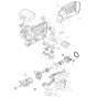 Makita DHW080 Housing Assembly