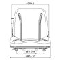 US20 Semi Suspension Seat With Switch - 084 350