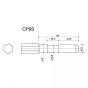 Drill Point 10" for CP9 Drills - Replaces Worn Drill Points