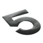 Self Adhesive 80mm Black Digit - Number 5