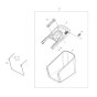 Grass Catcher for Makita DLM432