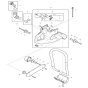 Handle Assembly for Makita DPC7300
