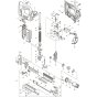 Makita DPT350Z Main Assembly