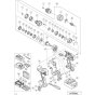 Main Assembly for Hikoki DS18DBEL