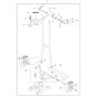 Back Support for Husqvarna DS 50
