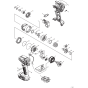 Makita DTD153Z Assembly