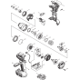 Makita DTD170Z Assembly