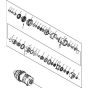 Drill Assembly for Makita DTP131Z