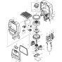 Main Assembly for Makita DVC260Z