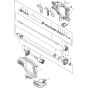 Makita DVR350Z Assembly