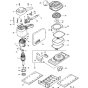 Main Assembly for DeWalt DW634