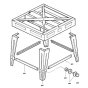 Leg Assembly for DeWalt DW726
