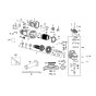 Main Assembly for DeWalt DWE4110