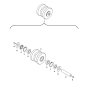 Tracks Roller Assembly for BobCat E10