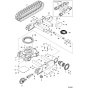 Undercarriage Assembly for BobCat E17