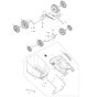 Grass Catcher & Wheel Assembly