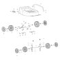 Wheel Assembly for Makita ELM4110