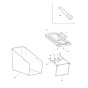 Grass Catcher for Makita ELM4610