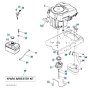 Engine for Husqvarna CTH 194