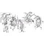 Fan Cover Shroud for Honda EU22i