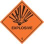 Explosive Hazard Label