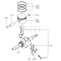 Piston/Crankshaft for FA210D