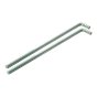 External Building Profile - 230 mm (9in) Bolts (Pack of 2) by Faithfull - PROEXTB9