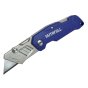 Folding Lock Back Knife Nylon Handle Metal Body & Tool Free Blade Change