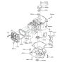 Cylinder/Crankcase Kawasaki FB460V