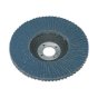 Flap Disc Zirconium Dia.100mm 16mm Bore 40Grit Sealey Part No. FD10040