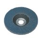 Flap Disc Zirconium Dia.100mm 16mm Bore 60Grit Sealey Part No. FD10060