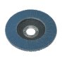 Flap Disc Zirconium Dia.125mm 22mm Bore 40Grit Sealey Part No. FD12540
