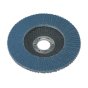 Flap Disc Zirconium Dia.125mm 22mm Bore 60Grit Sealey Part No. FD12560