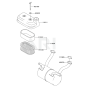 Air Filter & Muffler for FD440V