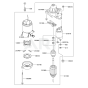 Starter for Kawasaki FD440V