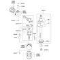 Piston/Crankshaft Kawasaki FD611V