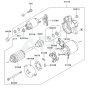 Starter for Kawasaki FD620D