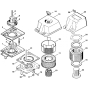 Filter Housing for Stihl TS510 TS760