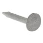 Clout Nail Extra Large Head Galvanised 25mm Bag Weight 500g by Forgefix - 500NLELH25GB
