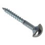 Mirror Screw Chrome Domed Top Slotted ZP 1.1/2in x 8 Forge Pack 8 by Forgefix - FPMS1128
